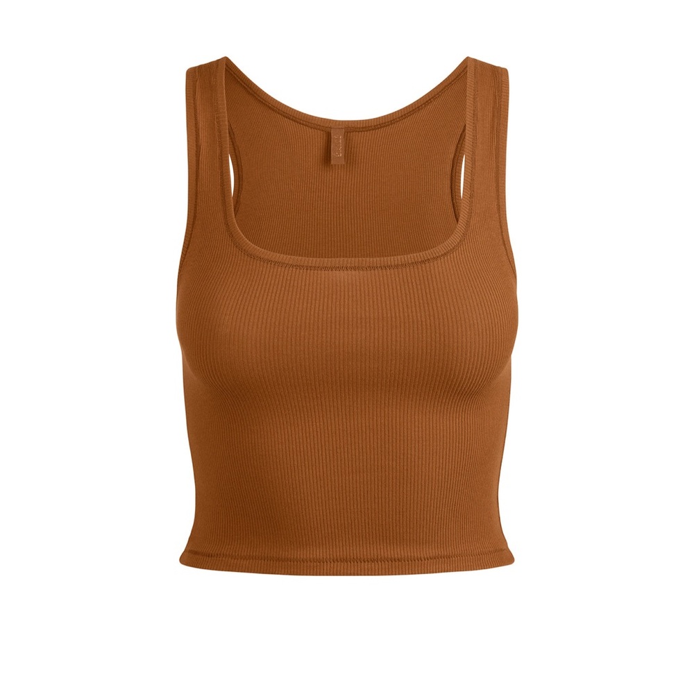 SKIMS Brown Tank Top